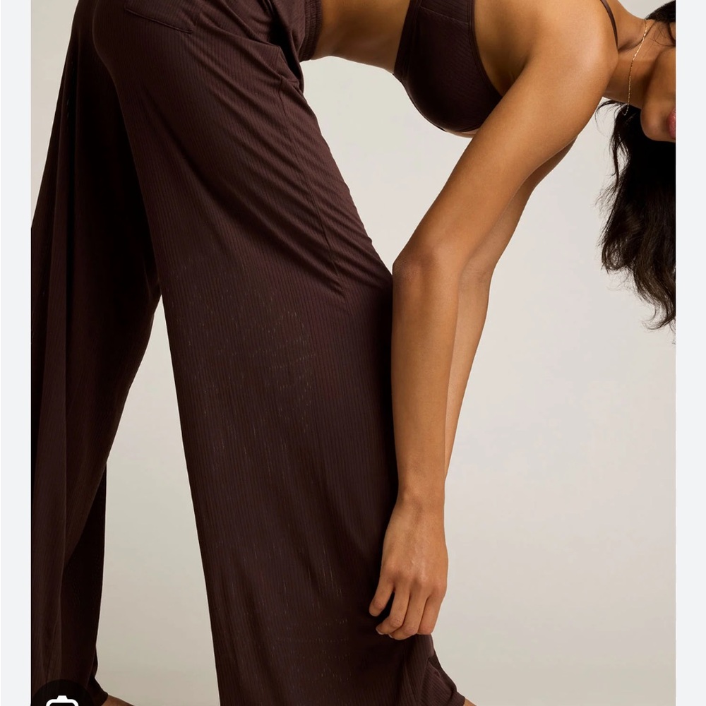 Negative Underwear whipped track pants in Espresso - XS